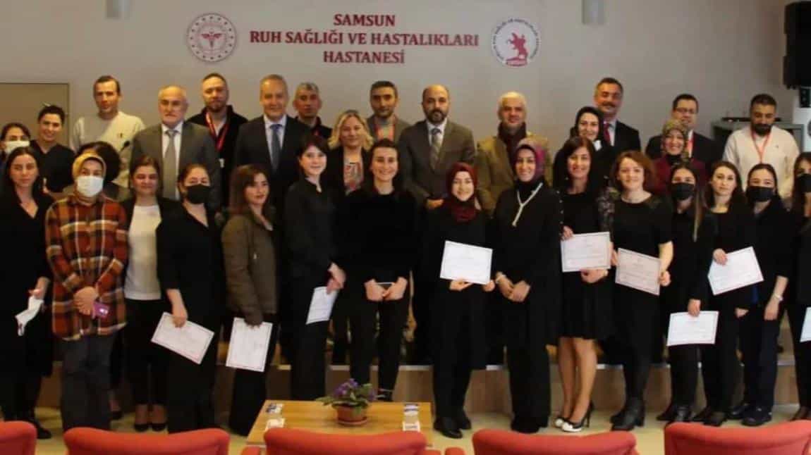 Ruh Sağlığı Hastalıkları ve Hastanesinde Açtığımız Türk İşaret Dili Kursunun Belge Dağıtım Törenine Katıldık 