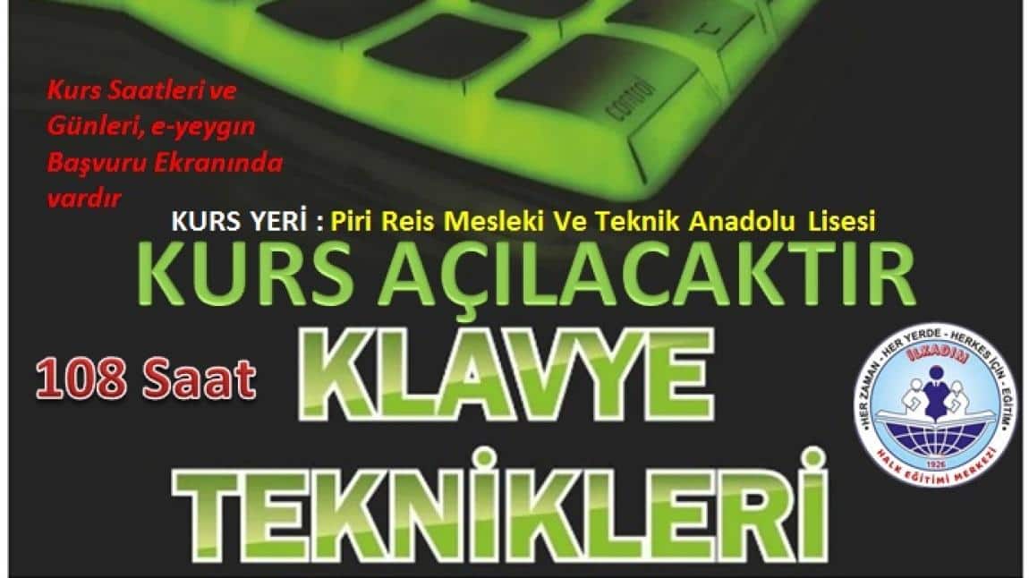 Klavye Teknikleri Kursu Açılacaktır